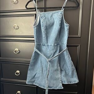 Stylish Blue Denim Dress